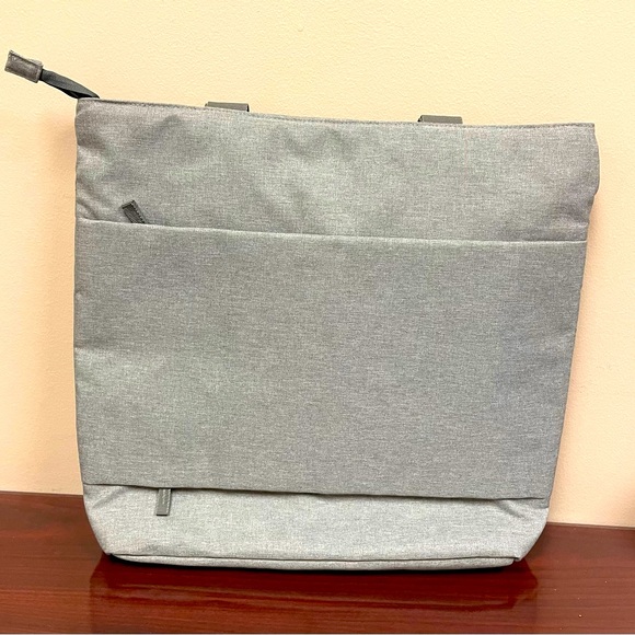 SOLO NEW YORK RESTORE LAPTOP TOTE BAG Gray GREAT CONDITION - Picture 2 of 11